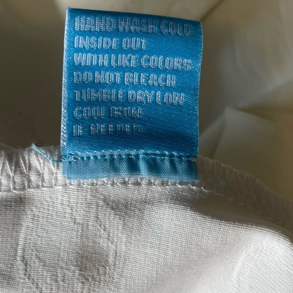 J. McLaughlin 3/4 Sleeve Catalina Cloth Textured Chainlink Top White Sz M V Neck - Picture 15 of 15